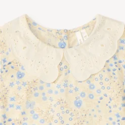 Twee-delige set met bloemen tuniek + legging voor babymeisjes