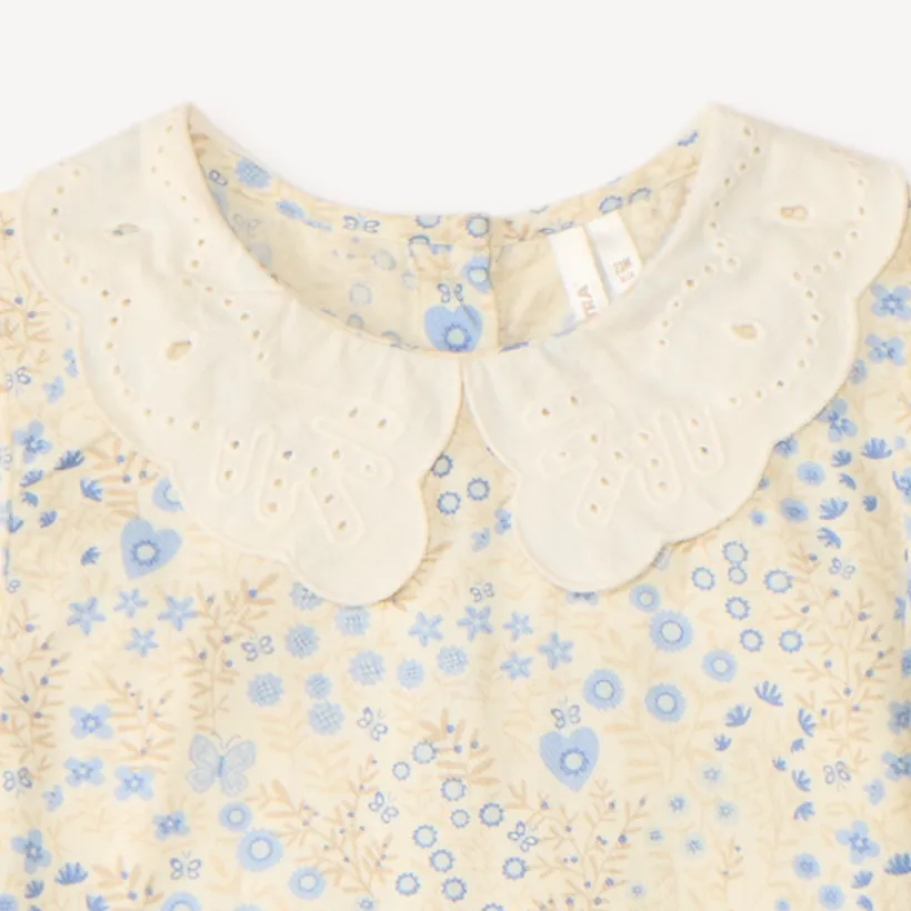 Twee-delige set met bloemen tuniek + legging voor babymeisjes