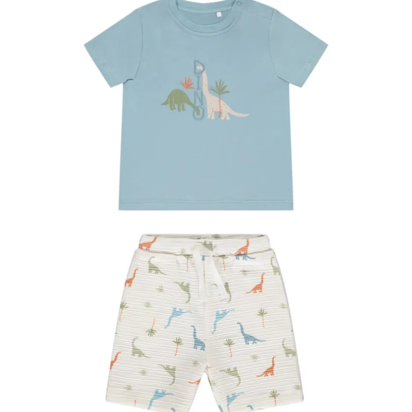 Twee-delige set met dinosaurusmotief voor babyjongen