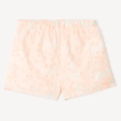 Twee-delige set met een geborduurd mouwloos shirt en shorts meisjes.