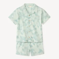 Twee-delige set met een shirt + bermuda in Hawaiian stijl jongens