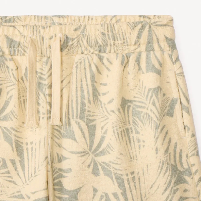 Twee-delige set met een shirt + bermuda in Hawaiian stijl jongens