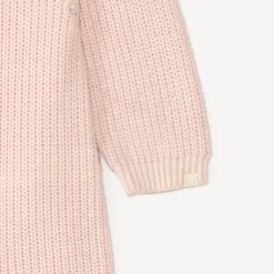 Twee-delige set met jumpsuit + gebreid mutsje voor meisjesbaby's