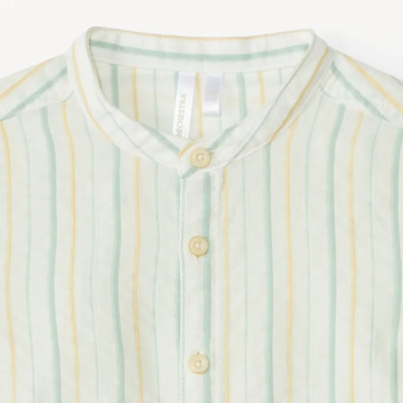 Tweedelige set met korte mouwen shirt + bermuda voor babyjongen