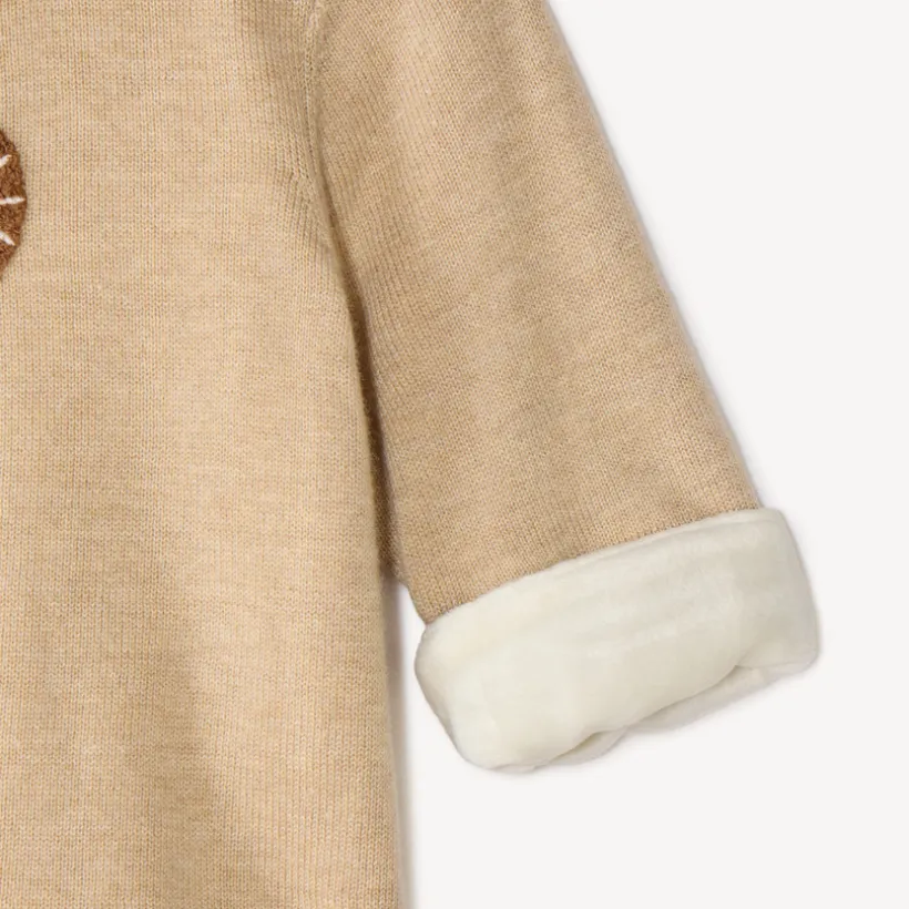 Tweedelige set met trui en broek voor babyjongen met leeuwenmotief