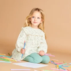 Twee-delige set voor babymeisjes: tuniek en legging