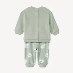 tweedelig fleece sportensemble met schapenmotief voor baby
