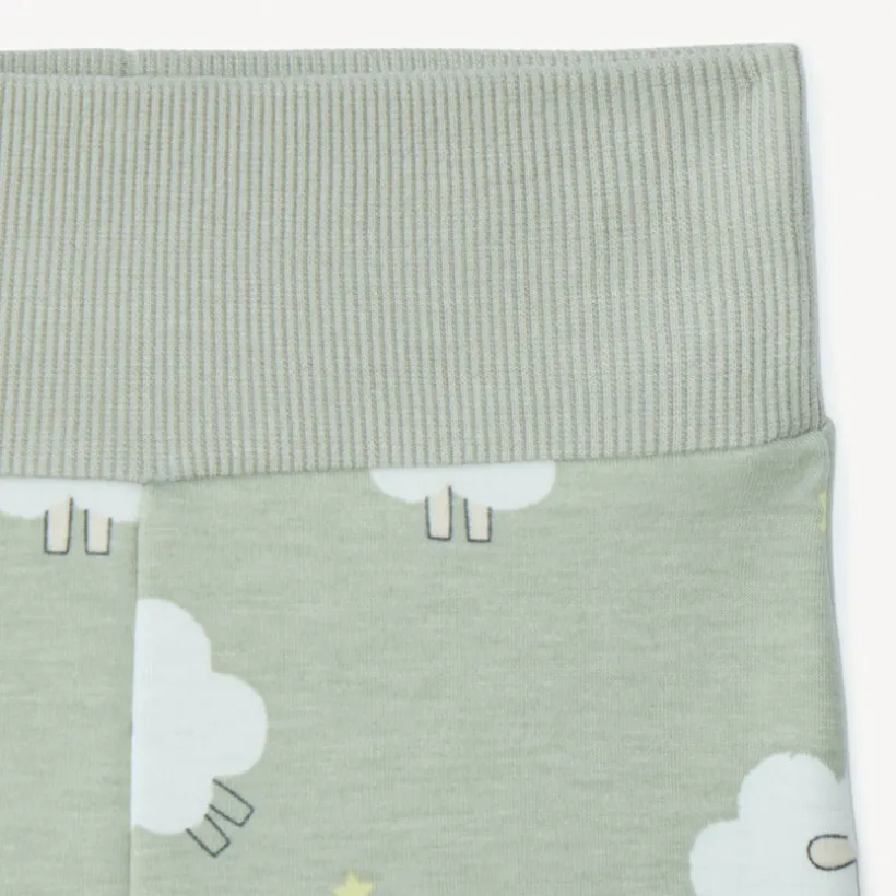 tweedelig fleece sportensemble met schapenmotief voor baby