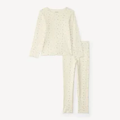 Twee-delig lichtgewicht pyjama set voor meisjes met bloemenprint