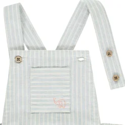 Tweedelig set met gestreepte romper voor baby jongen