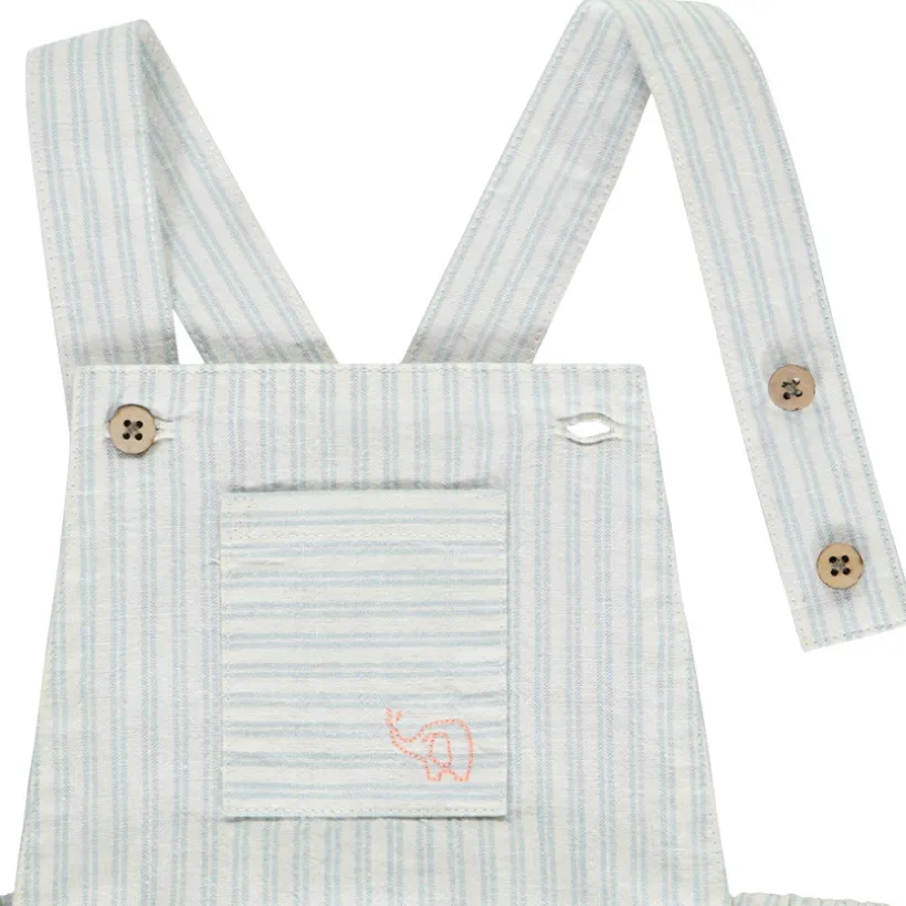 Tweedelig set met gestreepte romper voor baby jongen