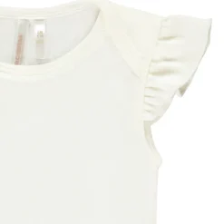 Twee-delig set met gestreepte romper voor meisje