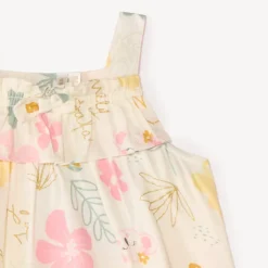 Twee-delig set met jurk + koala-print bloomer voor babymeisjes