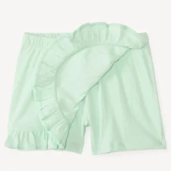 Tweedelig set met mouwloos shirt en bloemetjes shortrok meisjes