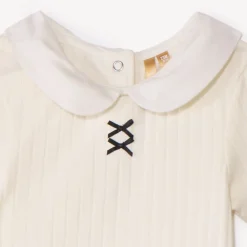 Tweedelig set met tule rok met stipjes voor babymeisjes