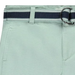 Tweekleurige chino met bicolore riem voor jongen
