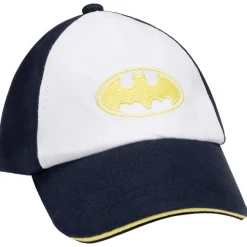 Tweekleurige geborduurde Batman Warner pet voor jongen