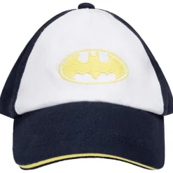 Tweekleurige geborduurde Batman Warner pet voor jongen