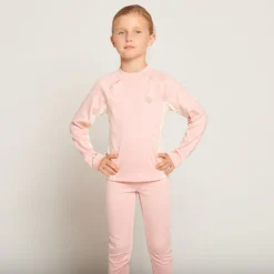 Tweekleurig langarm ski-shirt meisjes