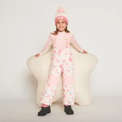 Tweekleurig langarm ski-shirt meisjes