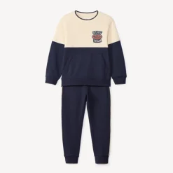 Tweekleurig sweatshirt en joggingbroek jongens