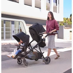 Twins stroller Leila - Zwart