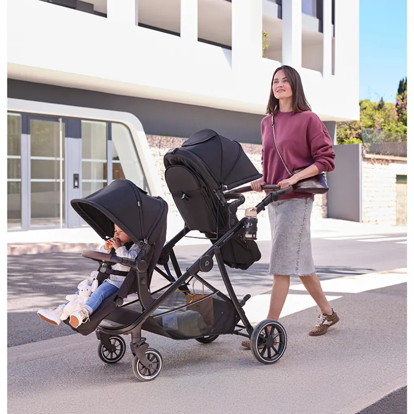 Twins stroller Leila - Zwart