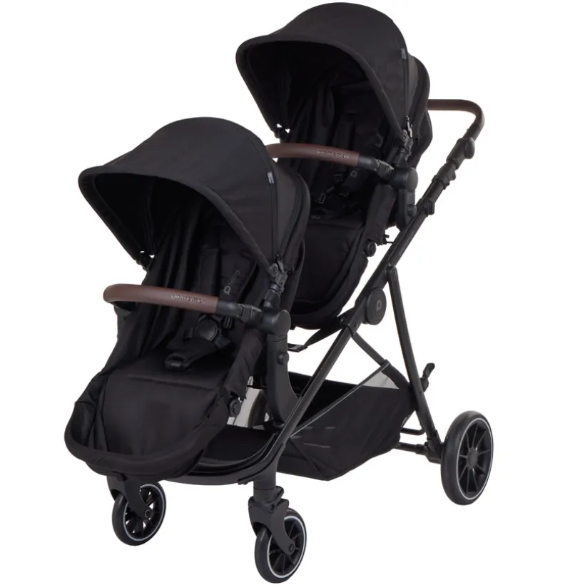 Twins stroller Leila - Zwart