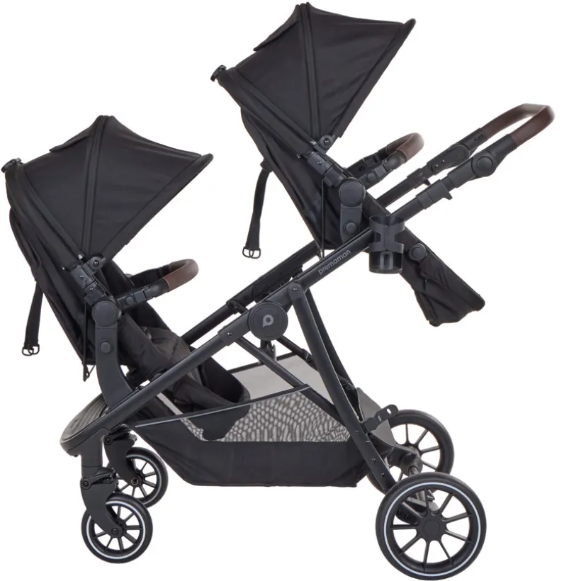 Twins stroller Leila - Zwart