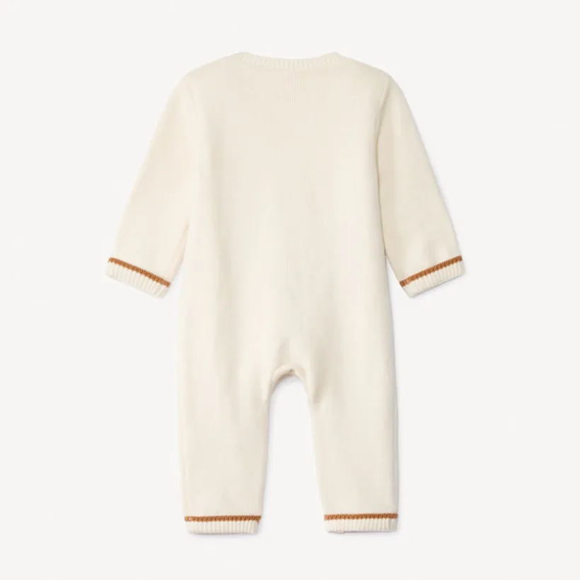 Twist breipat voor baby met lange mouwen
