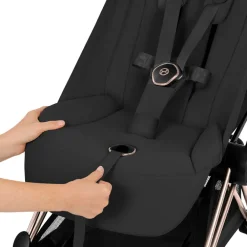 Ultra-compacte kinderwagen Coya Style 2026 - chroom/sepia zwart