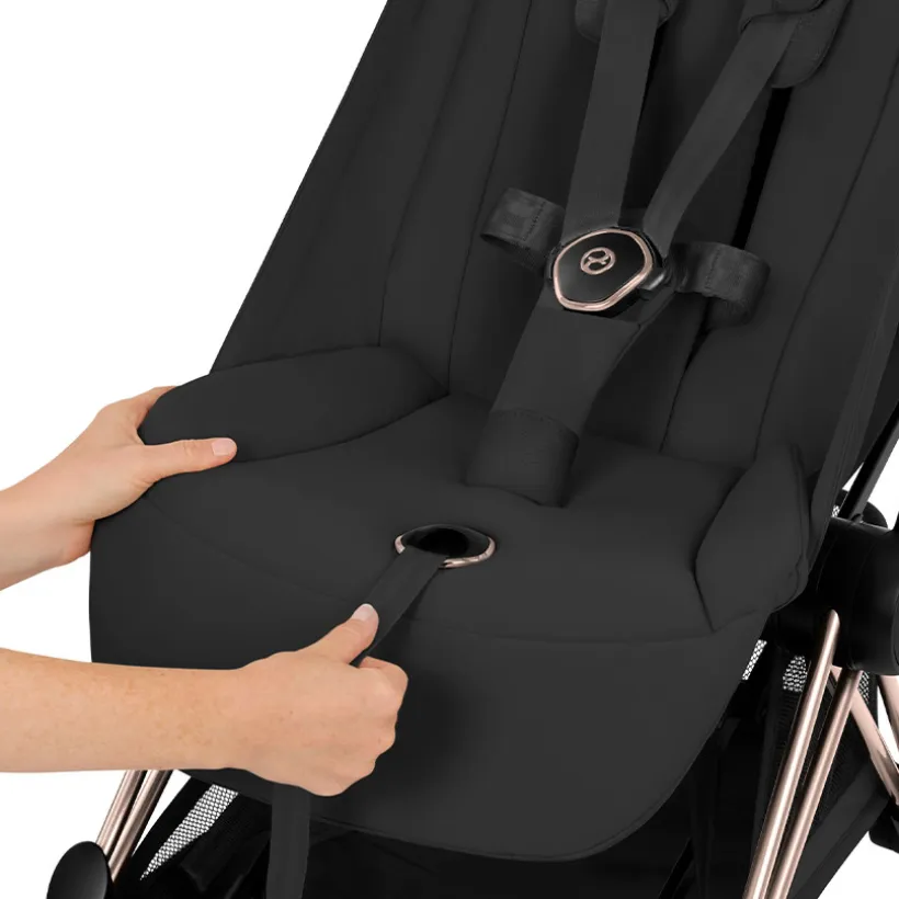 Ultra-compacte kinderwagen Coya Style 2026 - chroom/sepia zwart