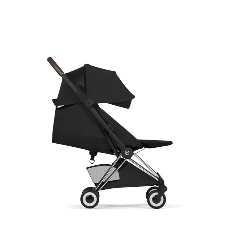 Ultra-compacte kinderwagen Coya Style 2026 - chroom/sepia zwart