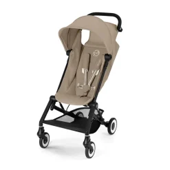 Ultra-compacte reiskinderwagen Agis almond beige