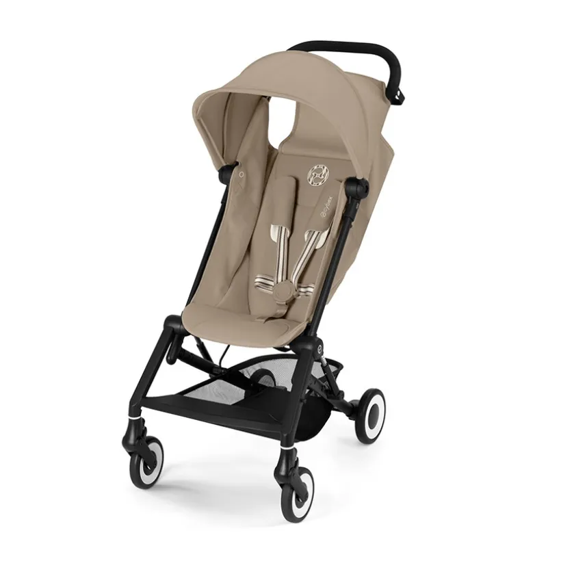 Ultra-compacte reiskinderwagen Agis almond beige