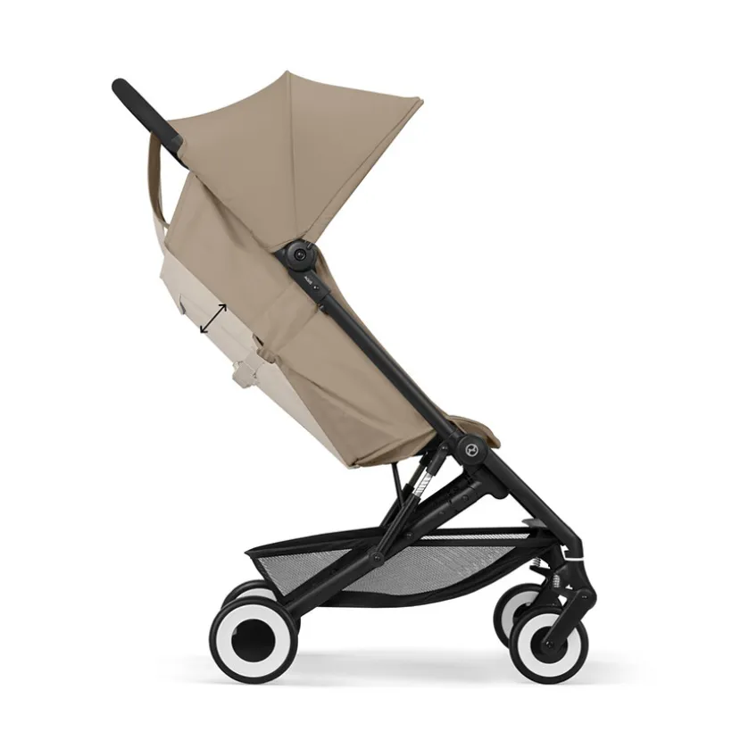 Ultra-compacte reiskinderwagen Agis almond beige