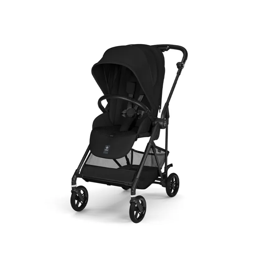 Ultralichte compacte kinderwagen Melio 2026 - carbon/magic black