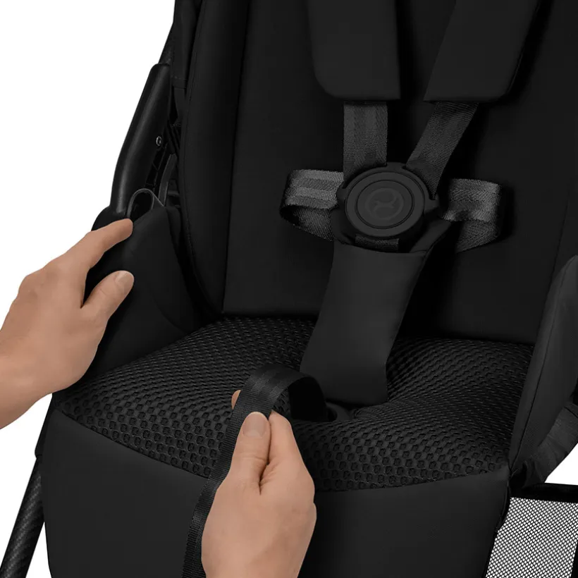 Ultralichte compacte kinderwagen Melio 2026 - carbon/magic black
