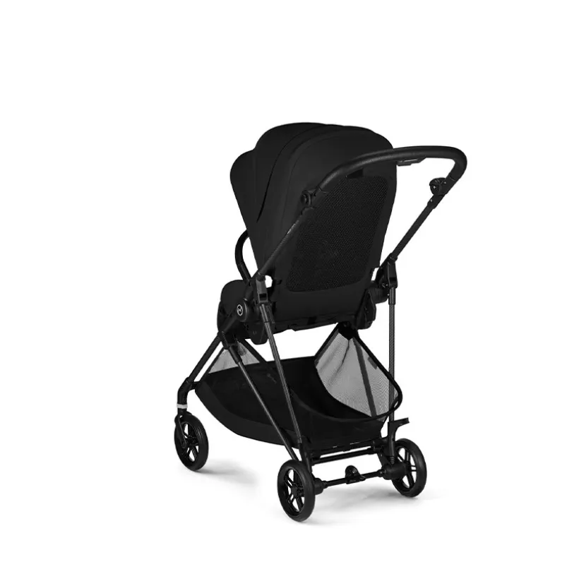 Ultralichte compacte kinderwagen Melio 2026 - carbon/magic black