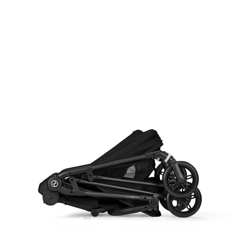 Ultralichte compacte kinderwagen Melio 2026 - carbon/magic black