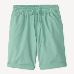 Uni bermuda in popeline jongens