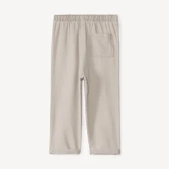Uni-colored canvas pants for baby boy