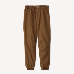 Uni joggingbroek met jersey voering jongens