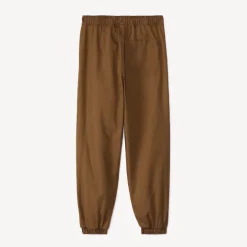 Uni joggingbroek met jersey voering jongens