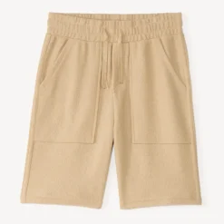 Uni-kleur mesh bermuda jongens