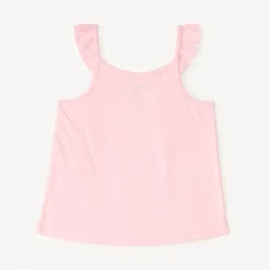 Uni print fantaisie mouwloze top voor babymeisjes