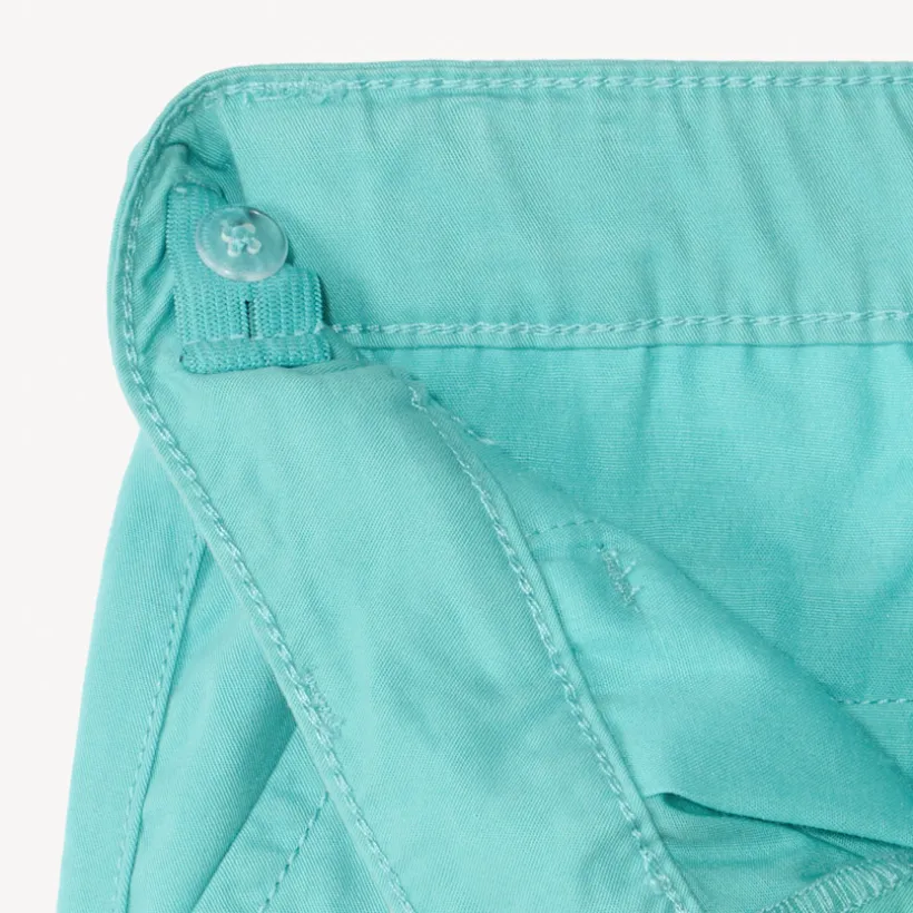 Uni shorts in canvas with lace belt for boys