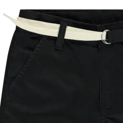 Uni shorts in canvas with lace belt for boys