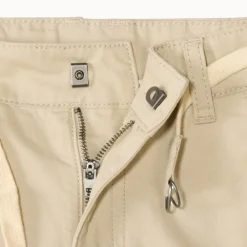 Uni shorts in canvas with lace belt for boys