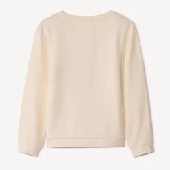 Uni sweatshirt met glinsterende print meisjes